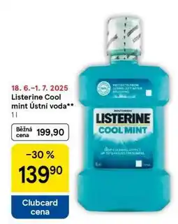 Tesco Listerine Cool mint Ústní voda nabídka