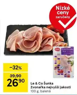 Tesco Le & Co Šunka Zvonařka nejvyšší jakosti nabídka