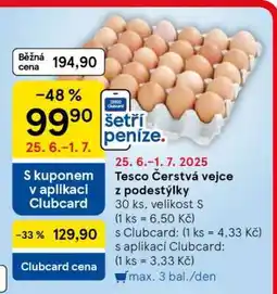 Tesco Tesco Čerstvá vejce z podestýlky nabídka