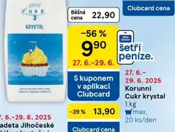 Tesco Korunní Cukr krystal nabídka