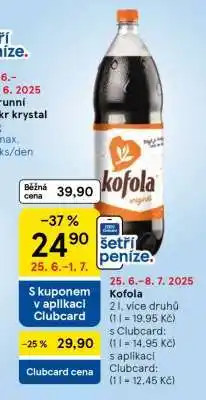 Tesco Kofola nabídka