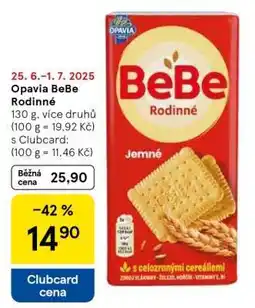 Tesco Opavia BeBe Rodinné nabídka
