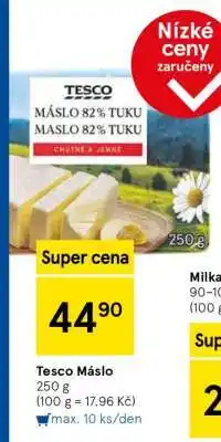 Tesco Tesco Máslo nabídka