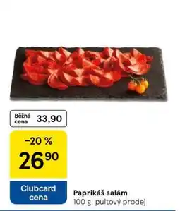 Tesco Paprikáš salám nabídka