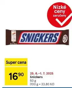 Tesco Snickers nabídka