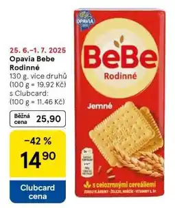 Tesco Opavia BeBe Rodinné nabídka
