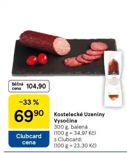 Tesco Kostelecké uzeniny Vysočina nabídka
