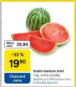 Tesco Vodní meloun mini nabídka