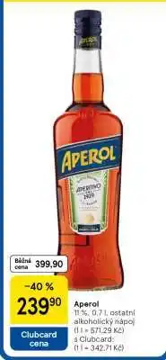 Tesco Aperol nabídka