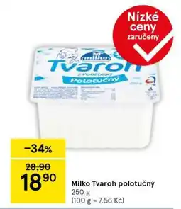 Tesco Milko Tvaroh polotučný nabídka