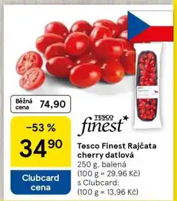 Tesco Tesco Finest Rajčata cherry datlová nabídka