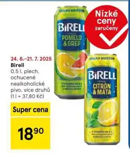 Tesco Birell nabídka