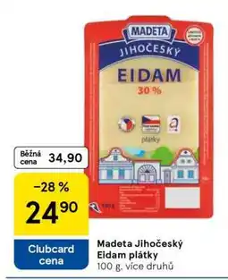 Tesco Madeta Jihočeský Eidam plátky nabídka