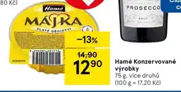 Tesco Hamé Konzervované výrobky nabídka