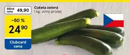Tesco Cuketa zelená nabídka
