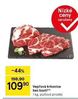 Tesco Vepřová krkovice bez kosti nabídka