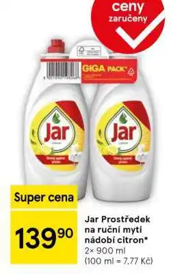 Tesco Jar Prostředek na ruční mytí nádobí citron nabídka