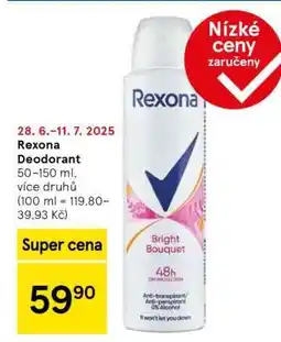 Tesco Rexona deodorant nabídka