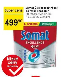 Tesco Somat Čisticí prostředek do myčky nádobí nabídka