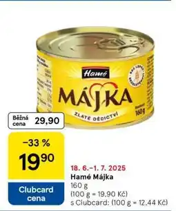 Tesco Hamé Májka nabídka