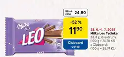 Tesco Milka Leo Tyčinka nabídka