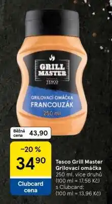 Tesco Tesco Grill Master Grilovací omáčka nabídka