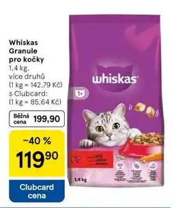 Tesco Whiskas Granule pro kočky nabídka