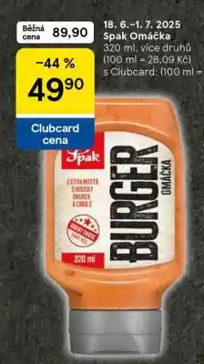 Tesco Spak Omáčka nabídka