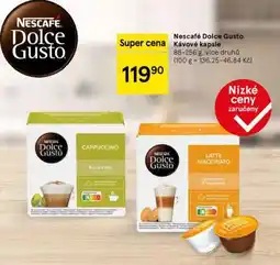Tesco Nescafé Dolce Gusto kávové kapsle nabídka