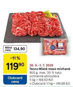 Tesco Tesco Mleté maso míchané nabídka