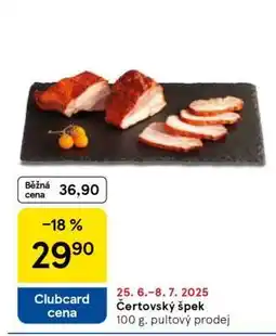 Tesco Čertovský špek nabídka