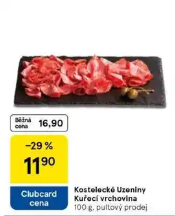 Tesco Kostelecké Uzeniny Kuřecí vrchovina nabídka