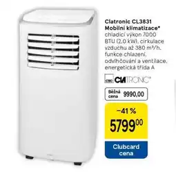 Tesco Clatronic CL3831 Mobilní klimatizace nabídka