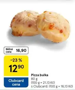 Tesco Pizza bulka nabídka