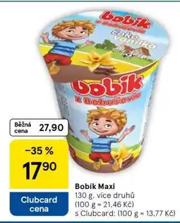 Tesco Bobík Maxi nabídka