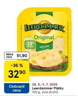 Tesco Leerdammer plátky nabídka