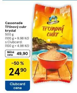 Tesco Cassonade Třtinový cukr krystal nabídka