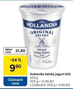 Tesco Hollandia Selský jogurt bílý nabídka
