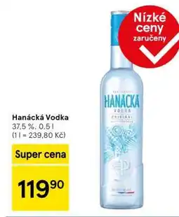 Tesco Hanácká Vodka nabídka