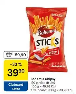 Tesco BOHEMIA CHIPSY nabídka
