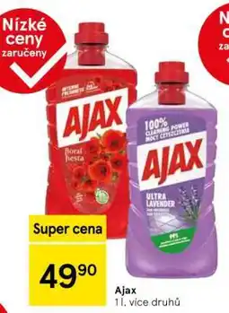 Tesco Ajax nabídka