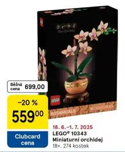 Tesco LEGO 10343 Miniaturní orchidej nabídka