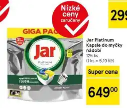 Tesco Jar Platinum Kapsle do myčky nádobí nabídka