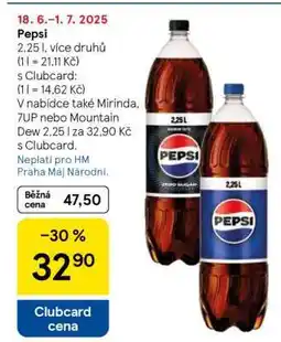 Tesco Pepsi nabídka