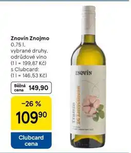 Tesco Znovín Znojmo nabídka