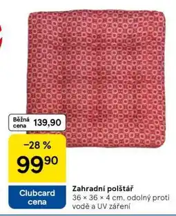 Tesco Zahradní polštář nabídka
