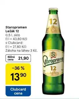 Tesco Staropramen Ležák 12 nabídka