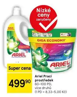 Tesco Ariel prací prostředek nabídka