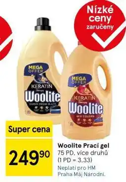 Tesco Woolite prací gel nabídka