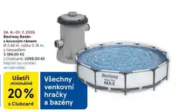 Tesco Bestway Bazén s kovovým rámem nabídka